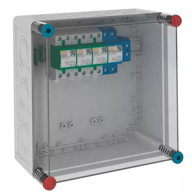 OBO 5096875 MCD 50-B 3+1-VG Coordinatedlightningcontroller 1. típusú készlet, készülékházba, 255V