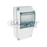   MUTLUSAN 51467 ipari doboz ferde előlappal, 138x226x127mm, IP65