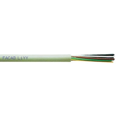 LiYY 3x0,14mm2 Unshielded electronic control cable 350V gray