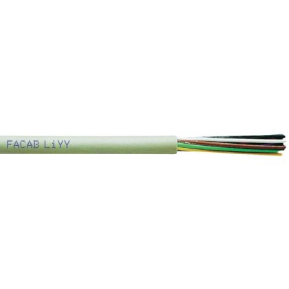  LiYY 3x0,25mm2 Cablul comanda electronic neecranat gri 350V
