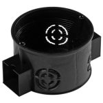   GAO 5201H classifiable standard fitting box, black, heat resistant up to 650 ° C, 60x41mm