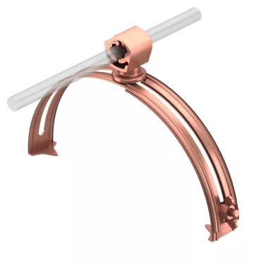 OBO 5202590 132 K-CU Tetővezeték-Tartó gerinccseréphez 185−260 mm réz