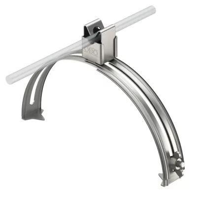   OBO 5202833 132 VA Tetővezeték-Tartó gerinccseréphez 185−260 mm rozsdamentes acél