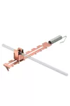 OBO 5203023 132 U-CU Vezeték-Tartó Kúpcserépre változtatható hosszbeállítás 280-380 mm vörösréz bevonattal
