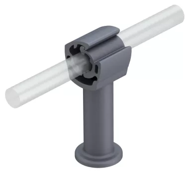 OBO 5207487 177 55 M8 Vezetéktartó 55mm szürke poliamid