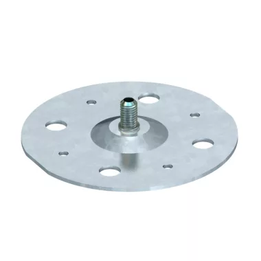 OBO 5208017 199 DIN Talplemez M8 menetes csappal ø100mm szalaghorganyzott acél