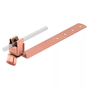OBO 5216206 157 F-CU 280 Tetővezeték-Tartó 280mm réz