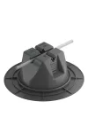 OBO 5218748 165 MBG-8 200 Tetővezeték-Tartó lapos tetőkhöz 8mm polietilén