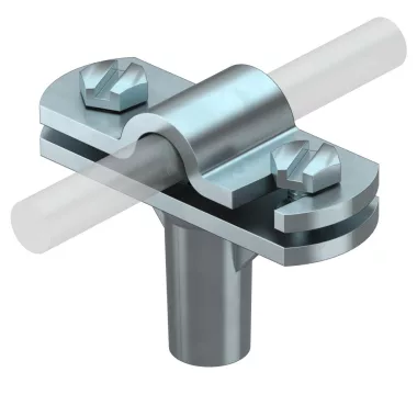 OBO 5229162 168 8-10 M6 Vezetéktartó körvezetőhöz 8-10mm galvanikusan horganyzott cink présöntvény