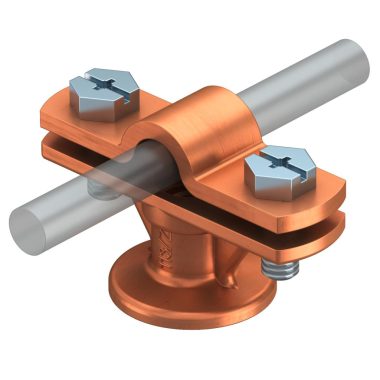 OBO 5230217 113 8-10 Vezetéktartó 8-10mm vörösréz bevonattal cink présöntvény