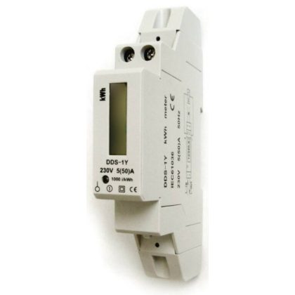   GAO 5256H Digital Submeter, for DIN Rail, 1P, 5 (50) A 1000imp / kWh, Gray, 230V