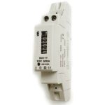   GAO 5258H Electromechanical Submeter for DIN Rail, 1P, 5 (50) A 1000imp / kWh, Gray, 230V
