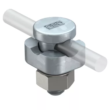 OBO 5304107 5001 DIN-FT+VA Összekötő Kapocs körvezetőhöz VA anyával 8-10mm merítetten tűzi