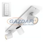   PHILIPS Runner Hue 53093/31/P7 3L intelligens vezérelhető LED lámpatest, 10.5W 750Lm 2200-6500K, fehér