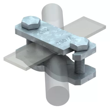 OBO 5313031 250 AS-FT Átlós Kapocs Ø6-22mm/50x4mm merítetten tűzihorganyzott acél