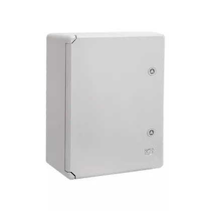   ELMARK wall-mounted UV-resistant plastic distribution box, 400x300x170mm, IP65, grey