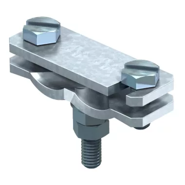 OBO 5313066 250 A-BO Átlós Kapocs ráhegesztett csapszeggel Ø6-22mm/50x4mm tűzihorganyzott acél