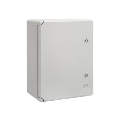   ELMARK falon kívüli UV-álló manyag elosztódoboz, 500x400x240mm, IP65, szürke