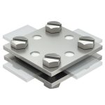   OBO 5314720 256 A-DIN 30 VA Keresztösszekötő betétlemez nélkül 30mm rozsdamentes acél