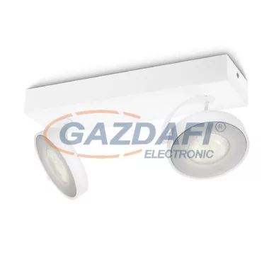 PHILIPS CLOCKWORK 531723116 LED spotlámpa. 2x4.5W SELV 1000Lm, fehér
