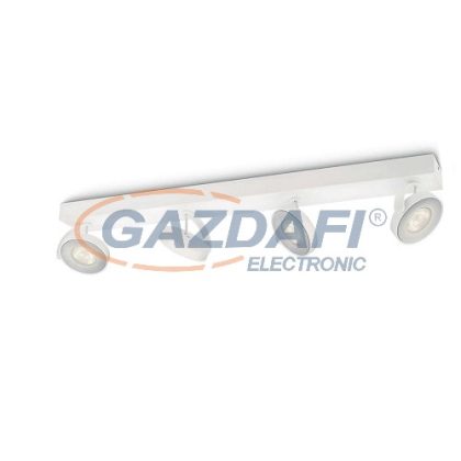   PHILIPS CLOCKWORK 5317431P0 LED spotlámpa, 4x4.5W SELV 2000Lm, fehér