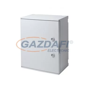 ELMARK falon kívüli UV-álló manyag elosztódoboz, 655x435x215mm, IP65, szürke