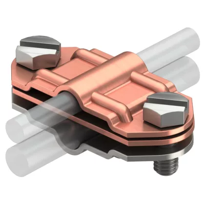   OBO 5336376 233 ZV Vizsgáló Összekötő kettősfém-összekötő réz/rozsdamentes acél