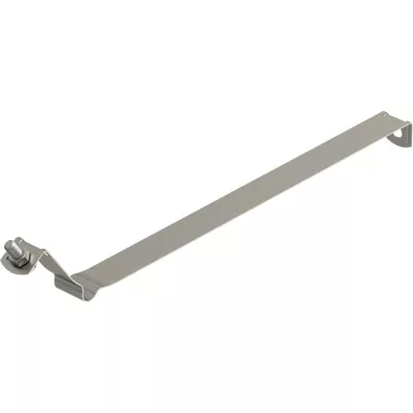 OBO 5351286 301 S-VA-120 Esőcsatorna-Bilincs kinyúló bordával 120mm rozsdamentes acél