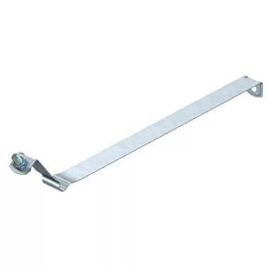 OBO 5351359 301 S-AL-100 Esőcsatorna-Bilincs kinyúló bordával 100mm alumínium