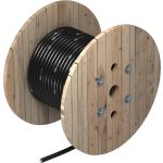 OBO 5408006 isCon 750 SW Szigetelt Levezető 250m-es tekercs ø23mm fekete