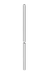 OBO 5408108 101 16-1500 Szigetelőrúd 1500mm üvegszálas-erősítésű műanyag