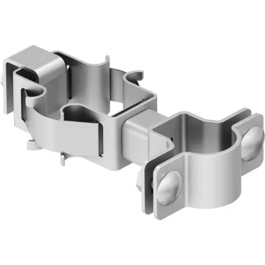 OBO 5408955 isFang TR100 100 Isfang Tartó csőhöz 100 mm eltartással ø50-300mm rozsdamentes acél