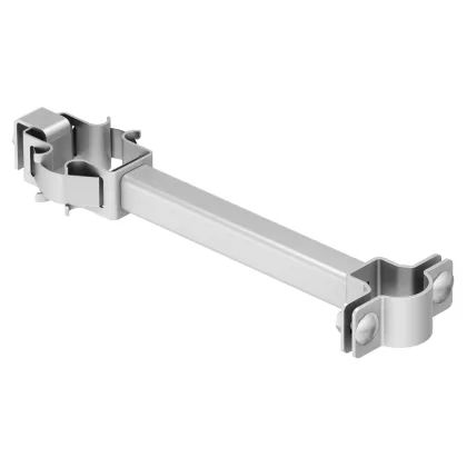 OBO 5408959 isFang TR100 300 Isfang Tartó csőhöz 300 mm eltartással ø50-300mm rozsdamentes