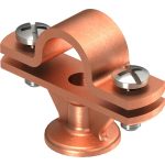   OBO 5412633 113 ZN-16 Rúdtartó 16mm vörösréz bevonattal cink présöntvény