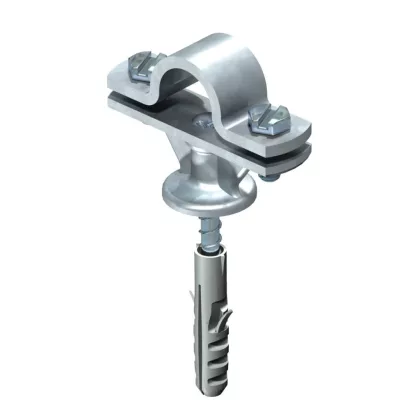   OBO 5412803 113 B-Z-HD Rúdtartó facsavarral + dübellel 16mm horganyzott cink présöntvény