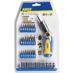 KINZO 31 részes bitfejes csavarhúzó készlet Cr-V