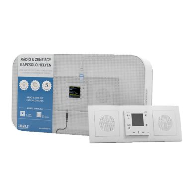 Efapel 5475 'Rádió és zene egy kapcsolónyi felületen' szett