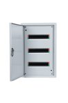 ELMARK falon kívüli fém elosztószekrény, 30 modul, 2 sor, 428x428x110mm, IP40, fehér