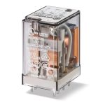   FINDER 55.12.9.024.2000 Miniatűr ipari relé, 2 váltóérintkező, 10A, DC, 24V, CO