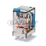   FINDER 55.33.8.012.0010 Miniatűr ipari relé, 3 váltóérintkező, 10A, AC (50/60 Hz), 12V, CO