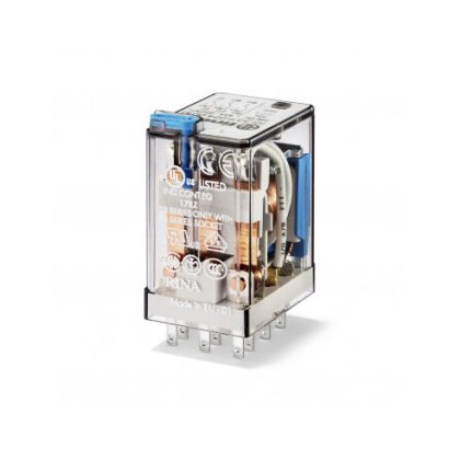   FINDER 55.33.8.120.0010 Miniatűr ipari relé, 3 váltóérintkező, 10A, AC (50/60 Hz), 120V, CO