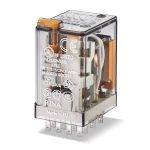   FINDER 55.34.8.230 Miniatűr ipari relé, 4 váltóérintkező, 7A, AC (50/60 Hz), 230V