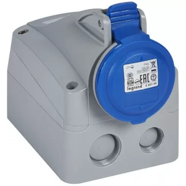 LEGRAND 555155 P17 Tempra Pro Dafr163k09m230V IP44 mounting socket