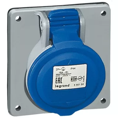 LEGRAND 555284 P17 Tempra PRO Dafbe-322k06 m230V IP44 döntött aljzat