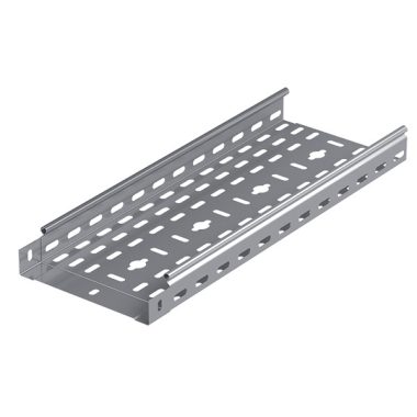ELMARK kábeltálca, horganyzott acél, 40x50x0,8mm, 2.5m hosszú darabok
