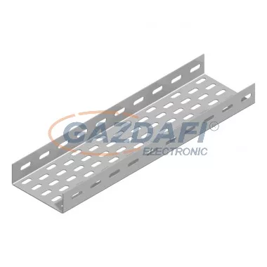 ELMARK kábeltálca, rozsdamentes acél, 60x100x0,8mm, 2.5 hosszú darabok