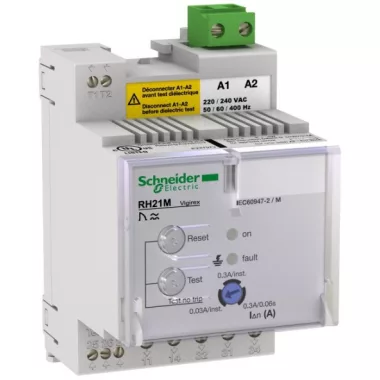 SCHNEIDER 56163 Vigirex földzárlat véd.relé 220/240V AC 50/60/400HZ