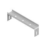 ELMARK CT1 U mennyezeti függeszték, rozsdamentes acél, 200x1,5mm