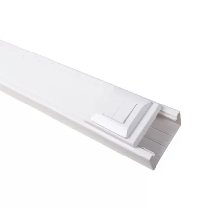 ELMARK egyes keret kábelcsatornához, 100X40/100X60, fehér