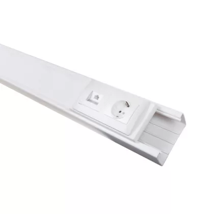 ELMARK kettes keret kábelcsatornához, 100X40/100X60, FEHÉR